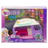 Set de joaca cu papusa Polly Pocket, Glamping Camper Van, JCC32