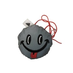 Breloc Smiley Tongue Reflectorizant Salzmann 3M - Argintiu-Rosu Ultimate FactoryBikes foto