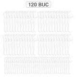 Cumpara ieftin Set 5 x Ata Dentara Scobitoare Dactylion, 120 Bucati, Alb - Igiena Interdentara Eficienta