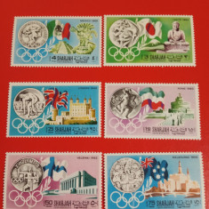 SHARJAH, SPORT - SERIE COMPLETĂ MNH