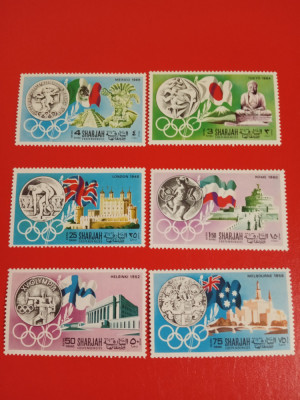 SHARJAH, SPORT - SERIE COMPLETĂ MNH foto