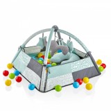 Centru de joaca cu bile BabyJem Toy Ball Play Mat (Culoare: Verde)