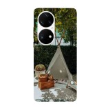 Husa compatibila cu Huawei Nova Y70 model Picnic time, Silicon, TPU, Viceversa, Transparent, Carcasa