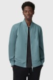 AllSaints geaca bomber BASSETT barbati, culoarea turcoaz, de tranzitie, M077OB