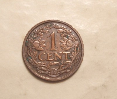 OLANDA 1 CENT 1937 foto
