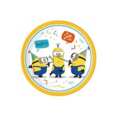 Set 8 farfurii Minions 23 cm foto
