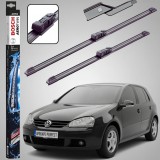 Cumpara ieftin Set Dedicat Ștergătoare față pentru VW Golf V 2003-2009 | Bosch Aerotwin A979S