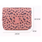 Cumpara ieftin Borseta de calatorii pentru cosmetice, 24 x 18.5 cm, poliester, portocaliu, negru