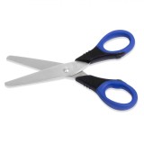 Foarfecă școlară President, 14cm, M&acirc;ner Moale, Albastru Negru
