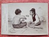 Fotografie tip CDV, doi baieti, inceput de secol XX