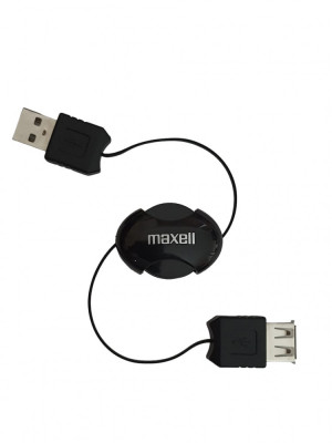 Cablu retractabil USB mama si tata, 28 cm lungime foto