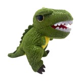 Breloc dinozaur verde de jucarie