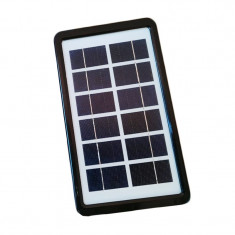 Panou solar pentru incarcat DAT AT-6003B, 3 W, 500 mA, 5 mufe incarcare foto