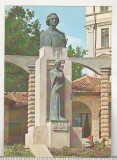 Bnk cp Constanta - Statuia lui M Eminescu - uzata - marca fixa, Necirculata, Printata