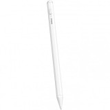 Touch Pen Baseus Smooth Writing 2 Magnetic Series pentru Apple iPad, Versiune Activ, Alb P80015802213-02
