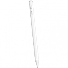 Touch Pen Baseus Smooth Writing 2 Magnetic Series pentru Apple iPad, Versiune Activ, Alb P80015802213-02