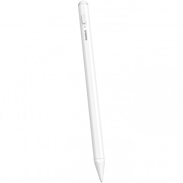 Touch Pen Baseus Smooth Writing 2 Magnetic Series pentru Apple iPad, Versiune Activ, Alb P80015802213-02