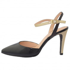 Pantofi dama, din piele naturala, Brenda Zaro, T3133-01-84, negru