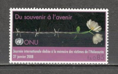 O.N.U.Geneva.2008 Anul international in memoria holocaustului SN.659 foto