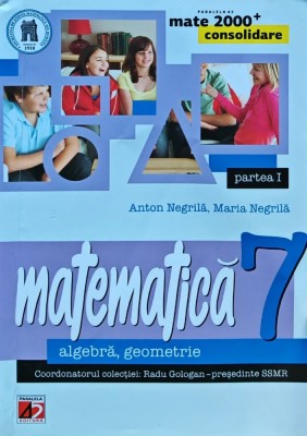 Matematica clasa a 7-a: algebra, geometrie (partea 1) - 2014 - Maria Negrila (BD49) foto