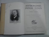 ASTRONOMIE POUR TOUS - Albert SAMUEL - Bucarest, 1937