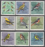 Polonia, pasari, fauna, 1966, MNH