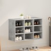 VidaXL Dulap pentru pantofi Gri beton 103x30x51 cm Lemn compozit