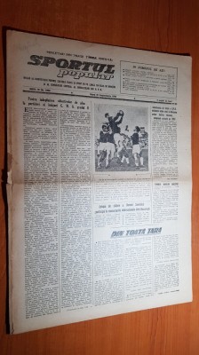 sportul popular 29 septembrie 1953-ciruitul ciclist RPR,ziua fortelor armate foto
