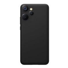 Husa compatibila cu realme 9i 5g, matte efect, camera ultra safe, htpmag, negru