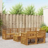 vidaXL Set canapele 9 piese exterior lemn masiv acacia natural design modular gradina