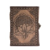 Agenda din piele - Lotus mandala