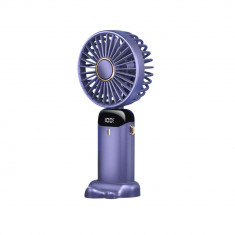 Ventilator Ultra Portabil cu Aromaterapie, Flippy, 3 in 1, de Mana, de Birou, de Gat, 5 Trepte de Viteza, Incarcare USB, Autonomie 12h, Pliabil, cu Ec foto