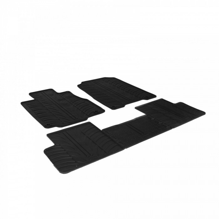 Set covorase auto din cauciuc Honda CR-V 2012-2018, Negru, Gledring, 5 buc.
