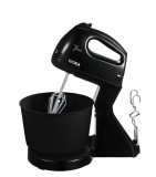 Cumpara ieftin Mixer cu bol Floria ZLN-7574 Negru, 7 viteze, Bol plastic 2 Litri, Putere 150W, Negru