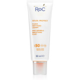 RoC Soleil Protect Anti Wrinkle Smoothing Fluid fluid protecție &icirc;mpotriva &icirc;mbătr&acirc;nirii pielii SPF 50 50 ml