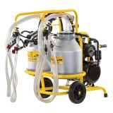 Aparat de muls oi AgroElectro 4 posturi 2 bidoane aluminiu 30L pompa vid 230L/min