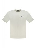 Cumpara ieftin Tricou barbati, cu mini logo brodat, Regular fit, Alb, S