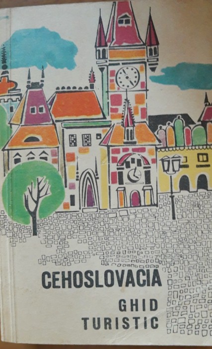 CEHOSLOVACIA GHID TURISTIC CU HARTA - J. CHYSKY, M. SKALNIK, V. ADAMEC