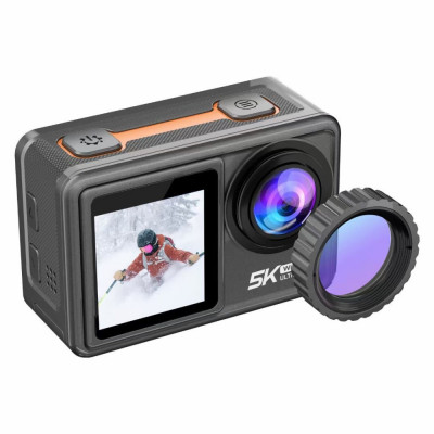 Camera de actiune 5K 30FPS, EIS , Pentru sporturi extreme, Iesire HDMI, stabilizator electronic foto