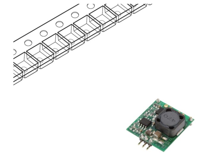 Convertor DC/DC 12W 12V 1A