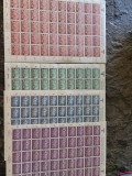 Serie timbre Germania,1942, General Government, 4 valori, in coli de 50, perfect