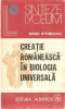 Creatie Romaneasca In Biologia Universala - Radu Iftimovici