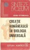 Creatie Romaneasca in Biologia Universala - Radu Iftimovici, Albatros 1977, Carte Biologie, Sinteze Lyceum