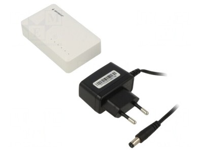 Switch Ethernet Gigabit Alb 5 Porturi RJ45 foto
