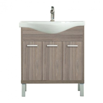 Dulap Baie Inferior Nerva 75 cm cu Lavoar Ulm Rauna, MDF, PAL, 75x85x34 ...