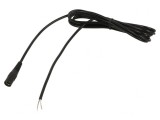 Cablu Alimentare 5,5mm/2,1mm Negru 0,5m