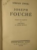 JOSEPH FOUCHE-STEFAN ZWEIG