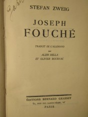 JOSEPH FOUCHE-STEFAN ZWEIG