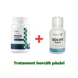 Tratament horcăit păsări, iepuri și viței 100ml Neovita Respirator + Solvit Respiro