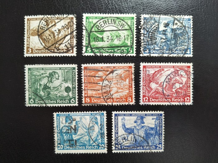 GERMANIA 1933 WAGNER 8V.